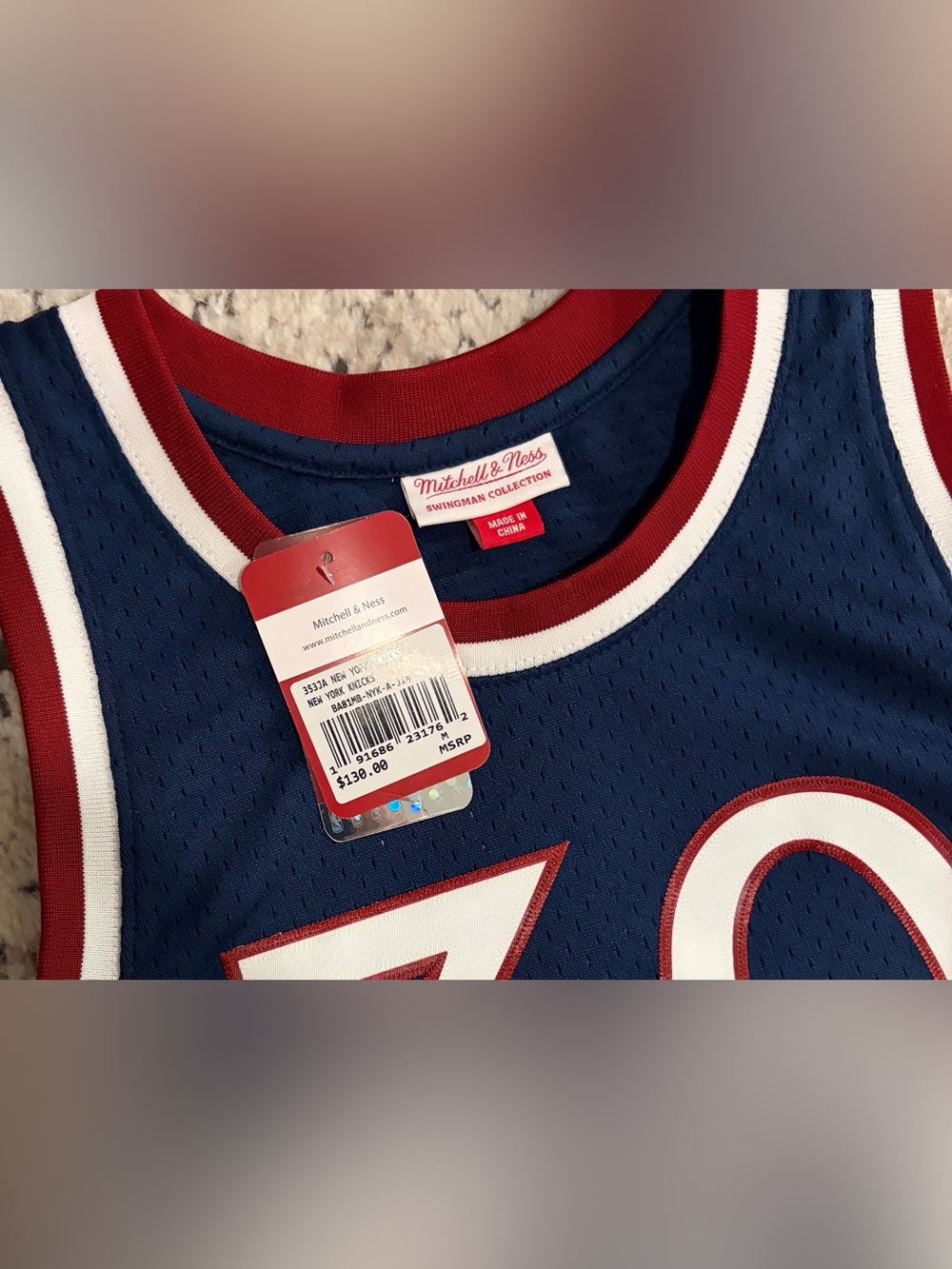 Mitchell & Ness Authentic New York Knicks Bernard King 1982-83 Jersey Men’s Sz M - Picture 3 of 6